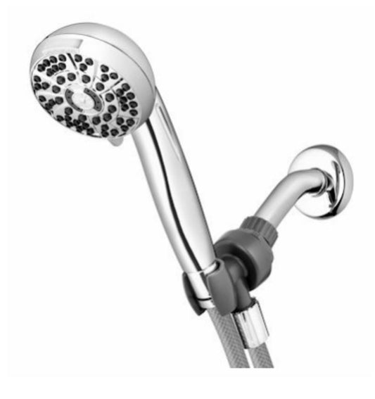 Waterpik XAS-643E PowerPulse Hand Held Shower Head, Chrome