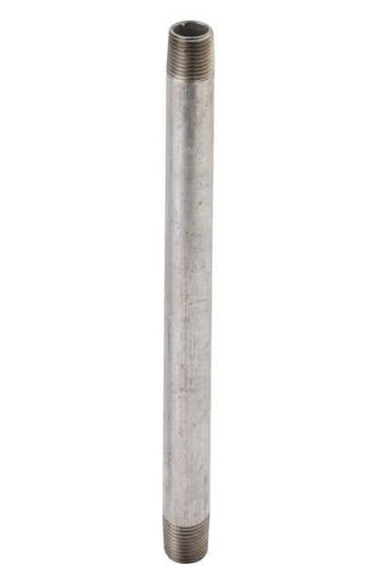 Worldwide Sourcing GN 1/2X60-S Galvanized Pipe Nipples, 1/2"X60"