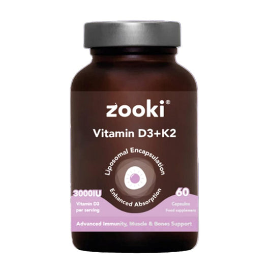 Zooki Liposomal Vitamin D3 + K2 Capsules 30 Servings